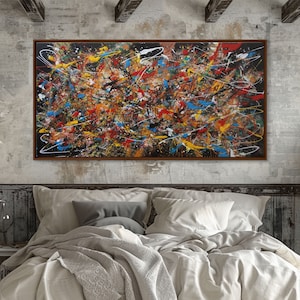 Extra Large Canvas art | original abstract Canvas Print Painting, contemporary wall art, modern abstract painting, living room wall art
