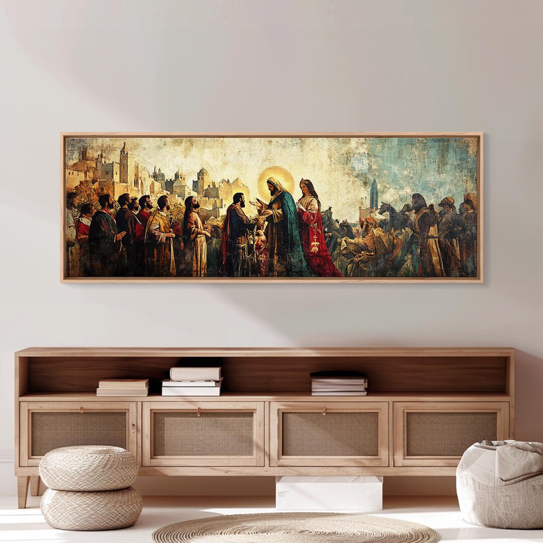 The Adoration of the Magi Epiphany Journey Framed Christian Art Print ...