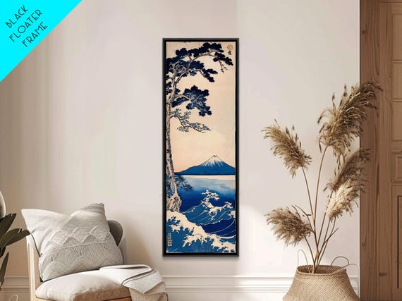 Mount Fuji Canvas Print: Japanese Wood Block Ukiyo-e Wall Art - Etsy
