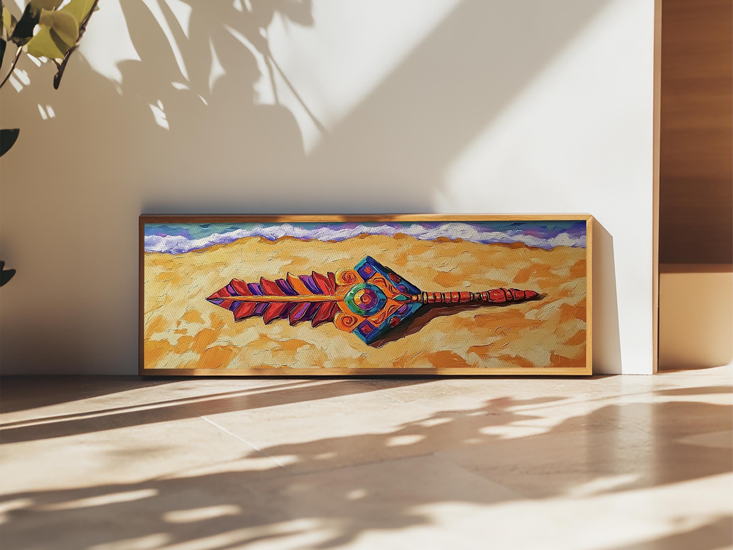 Tribal Arrow Canvas Print: Colorful Boho Southwestern Wall Art - Etsy