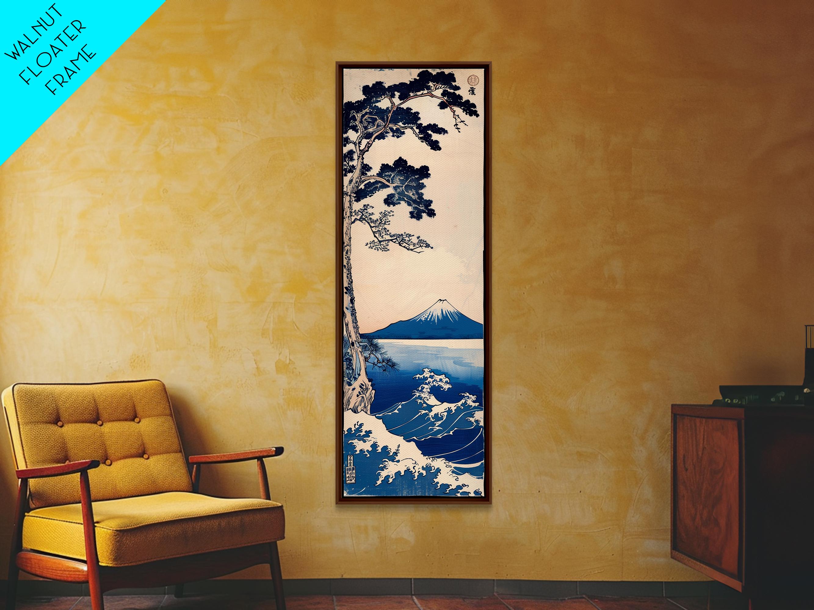 Mount Fuji Canvas Print: Japanese Wood Block Ukiyo-e Wall Art - Etsy