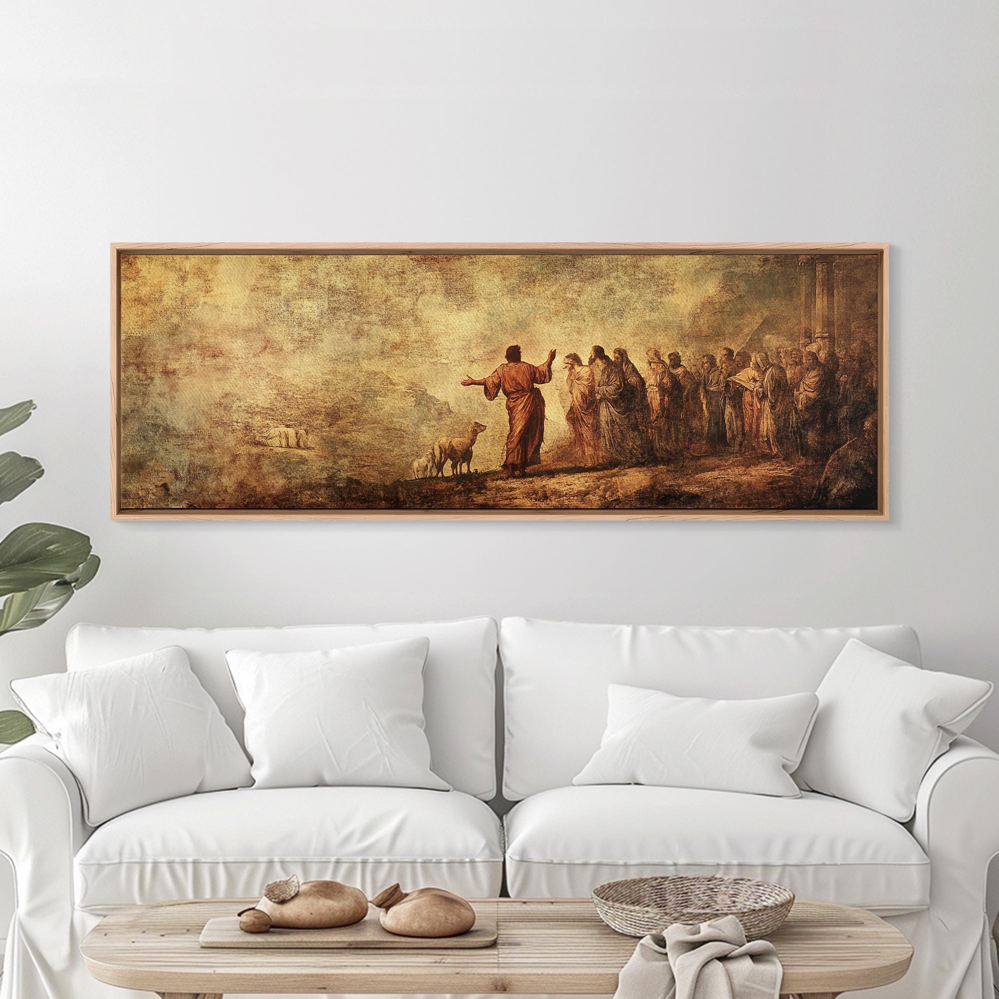 Parable of the Prodigal Son Reunion Scene Framed Christian Art Print ...