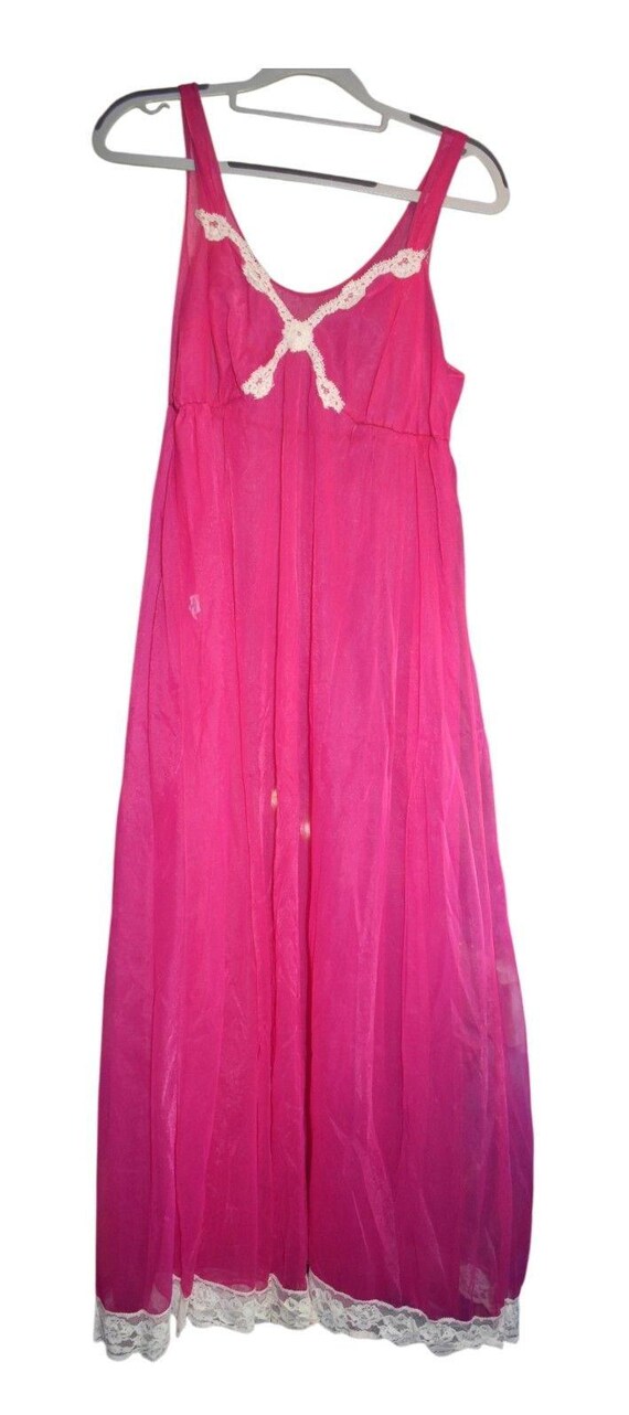 Vintage Jenelle Of California Lace Flower Nightgo… - image 7
