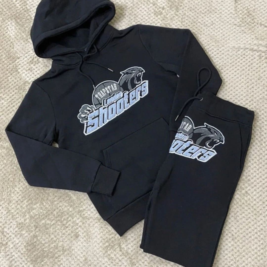 Brand New Trapstar Hooded Tracksuit Black Etsy Australia