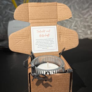 Tealight with message – gift for best friend and friends – personalized decoration – birthday gift for him & her – friendship light