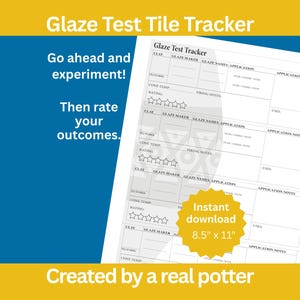 Registro de azulejos de prueba de esmalte: Registro de cerámica (Descarga digital)