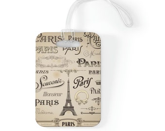 Elegant Paris Bag Tag