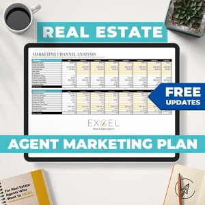 Real Estate Marketing Plan | Track Your Real Estate Marketing | Marketing Spreadsheet | Realtor Spreadsheet