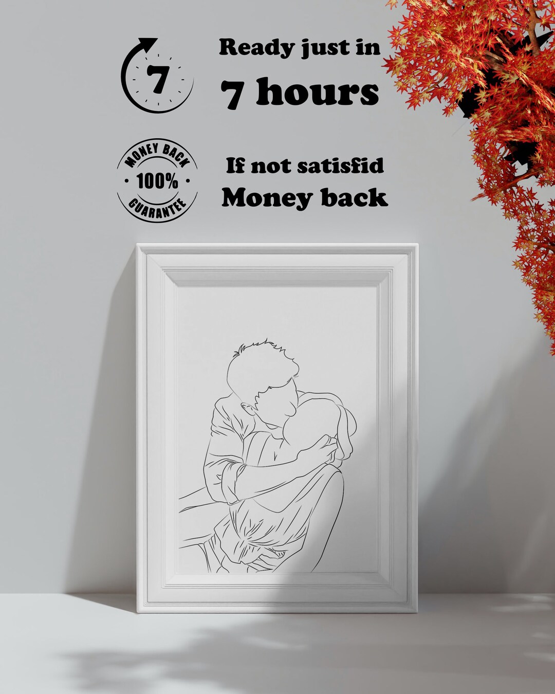 Custom Single Line Personalized Drawing Custom One Line Drawing One Line - Etsy