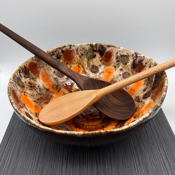 Large Organic-Shaped Ceramic Handmade Bowl | Handmade Pottery | Mother's Day