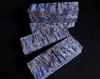 Lavender color. Stabilized karelian curly birch.