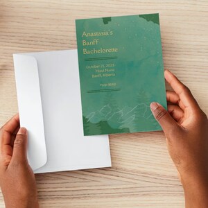 Banff Bachelorette Invitation