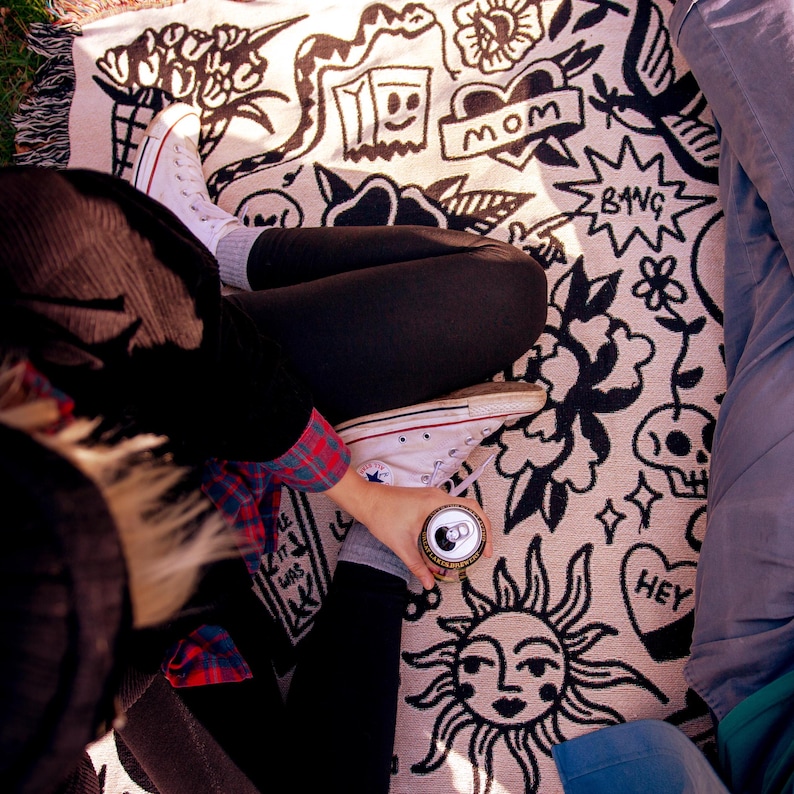 traditional tattoo blanket