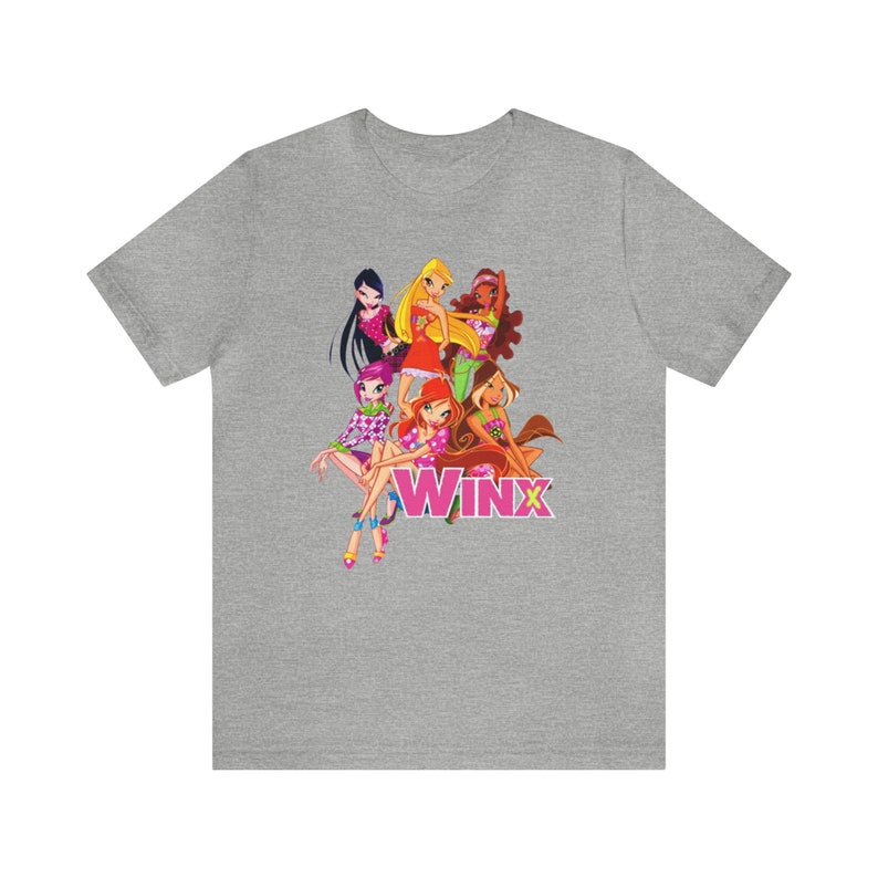 Winx Club Nostalgic Tee - Vintage Cartoon T-Shirt for Fans - Retro Cartoon Graphic Shirt image 6