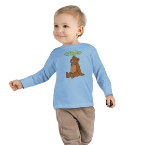 Little Bear Kids Shirt Nostalgia Children's Tee Unisex Kids Shirt 90s Kids Show Kids Clothing Children Cartoon Shirt Little One image 2