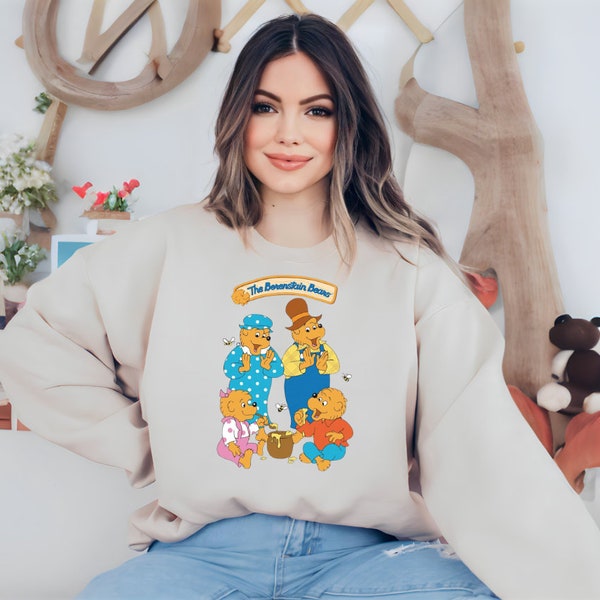 Bernstein Bears Crewneck | Nostalgic  | 90s Kids Classic | PBS kids | Treehouse channel | Canadian Classic