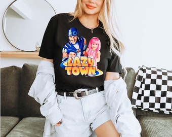 Lazy Town| Retro Vintage Shirt | Classic 90s TV Show Tee | Nostalgic Cartoon Apparel