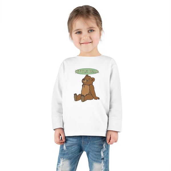 Kleines Bären-Kindershirt| Nostalgie-Kinder-T-Shirt | Unisex-Kinder-Shirt | 90er-Jahre-Kindershow | Kinderbekleidung | Kinder-Cartoon-Shirt | Kleiner