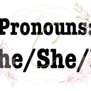 Pronoms Le/Elle/Ça SVG