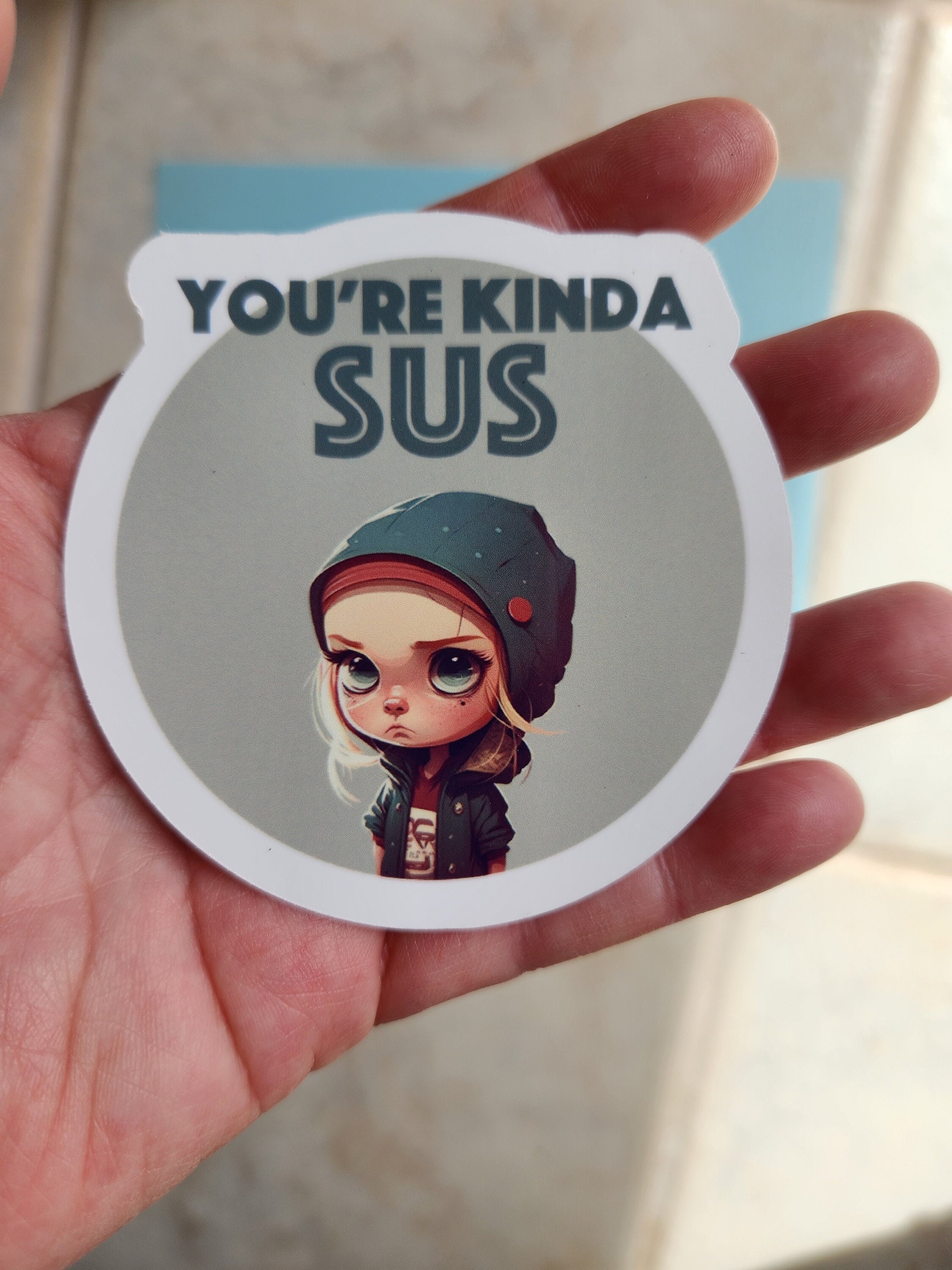 Youre Sus Emoji | Sticker