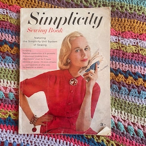 Midcentury Simplicity Sewing Book Spring 1958