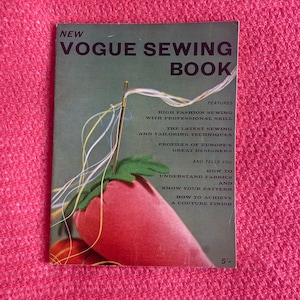 Vintage New Vogue Nähbuch Geschenk Midcentury Retro 1964 Bild 1