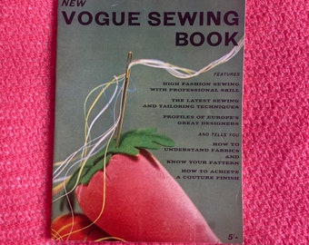 Vintage New Vogue Sewing Book Gift Midcentury Retro 1964