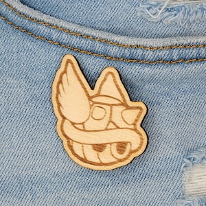 Blue Shell - Mario - Wooden Pin