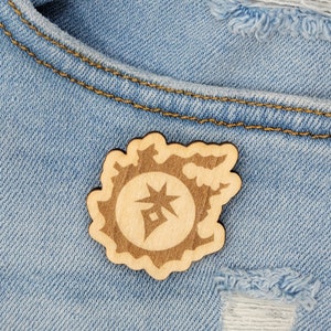 Dark Knight - FF - Wooden Pin