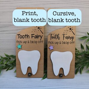 Personalized Tooth Fairy Door Hanger | Tooth Fairy Pick up and Drop off ...