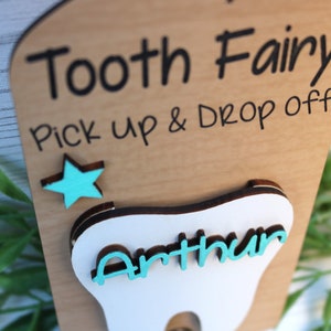 Personalized Tooth Fairy Door Hanger | Tooth Fairy Pick up and Drop off ...