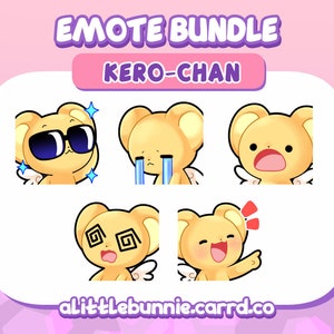 Magical Girl Cardcaptor Sakura Kero Emote Bundle