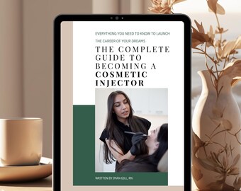 Cosmetische injectorgids: e-boek verpleegkundige opleiding esthetiek (digitale download)