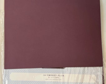 Smooth Cardstock by the sheet - Shades of Purple and Grey