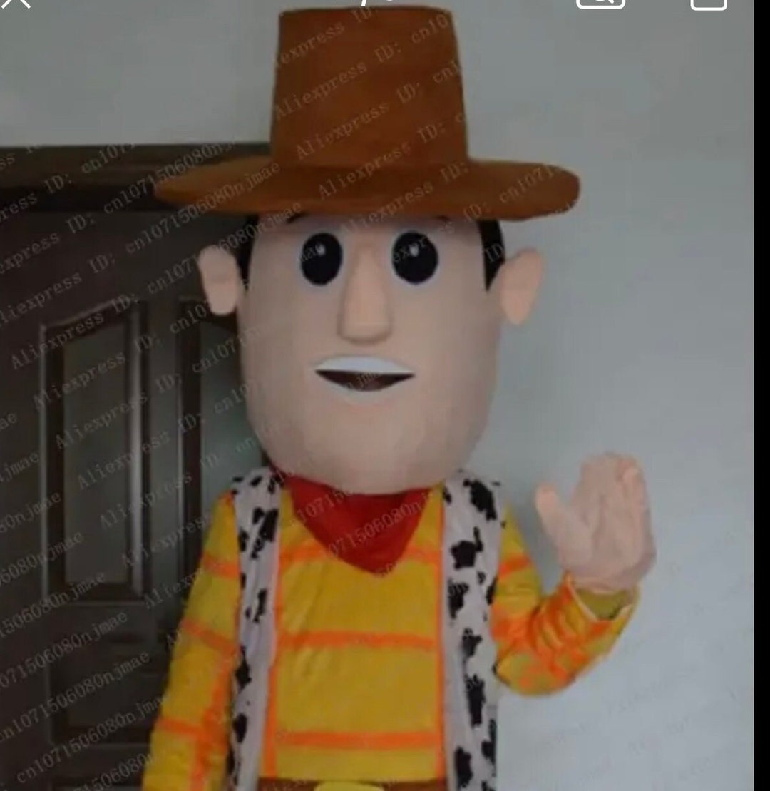 Adult Cartoon Character Mascot Costume Cowboy Toy Costume - Etsy
