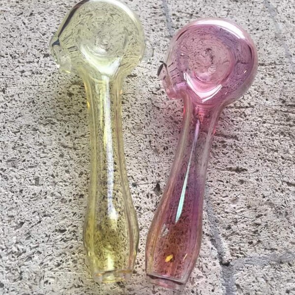 Fumed Spoon Pipes