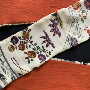 Chirimen kimono sjaal afbeelding 8