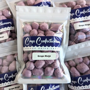 Freeze Dried Grape Taffy Nugs freeze dried candy
