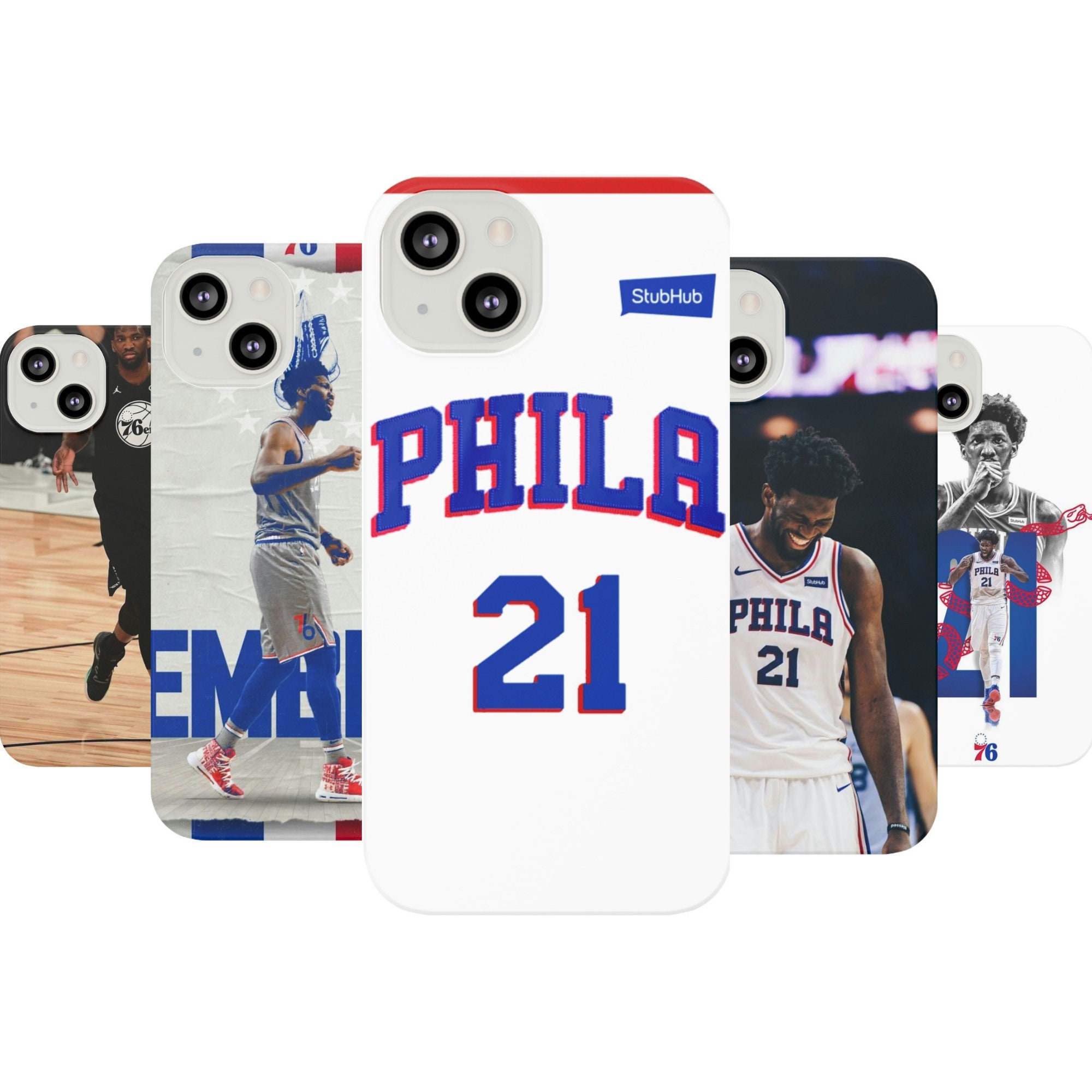 Joel Embiid Philadelphia Sixers Pixel Art 11 Kids T-Shirt
