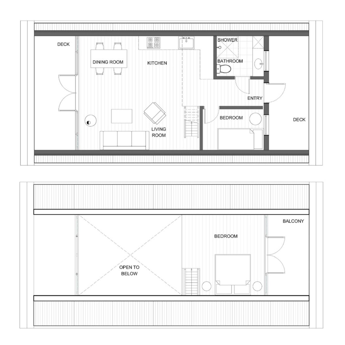 a-frame-house-plans-40-x-20-495-sf-living-area-tiny-house-etsy