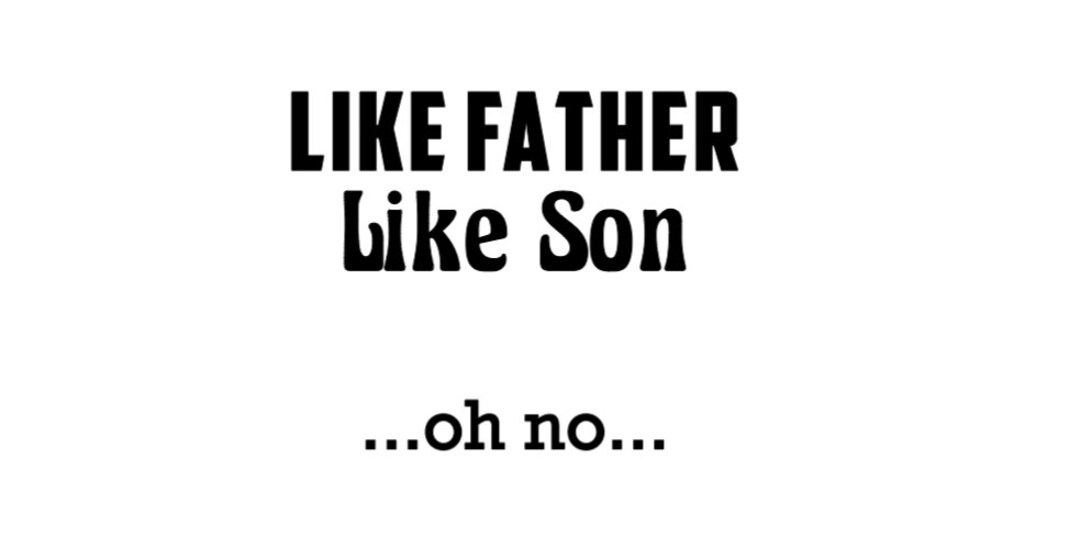 Like Father Like Son Digital Design Etsy