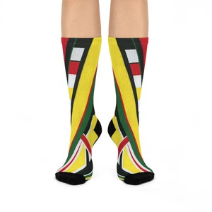 Chaussettes rembourrées aux couleurs africaines