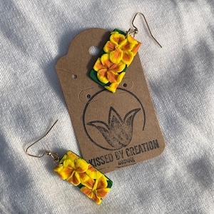 Pretty Pansies earrings