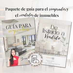 Guide des acheteurs et vendeurs de maisons en ESPAGNOL|Guide du vendeur immobilier|Guide de l'acheteur immobilier|Marketing immobilier|Agent immobilier