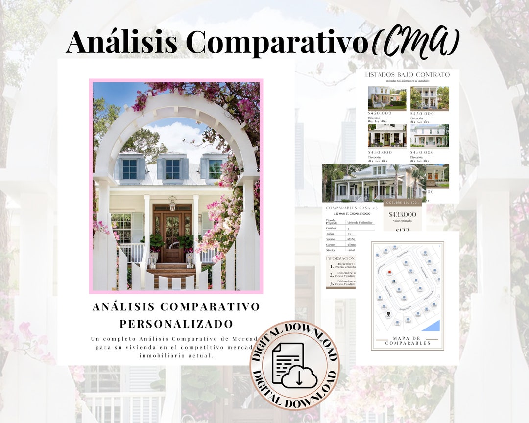 Comparative Market Analysiscma Real Estate Packagecomparative Market