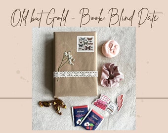 Old but Gold Book Blind Date, Blinddate With a Book, Deutsch, Buchbox, Geschenkidee, ältere Bücher, Goodies, NEU