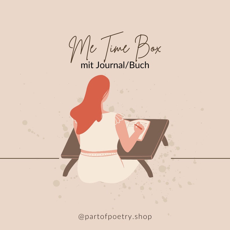 Me Time Box, self-love, time for you, beauty time, mindfulness, wellness box, surprise, blind date, journal, mystery box image 1