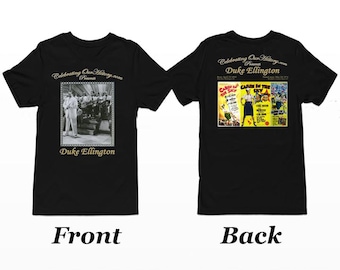 Camiseta de mujer con estampado de Duke Ellington / Cabin in the Sky / Estilo concierto, leyendas de la era del jazz, cine negro, renacimiento de Harlem