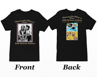 Camiseta de mujer con estampado de estilo concierto de Eddie Rochester Anderson / Cabin in the Sky / Leyenda, cine negro, renacimiento de Harlem