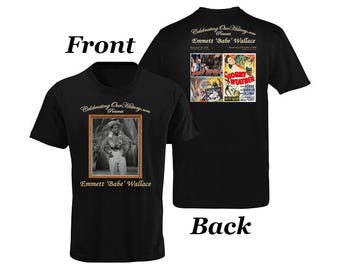 Camiseta con estampado de Emmett 'Babe' Wallace / Película Stormy Weather / Estilo concierto, Era del jazz, Cine negro, Renacimiento de Harlem, Camiseta